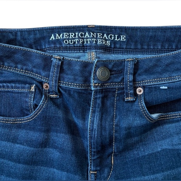 American Eagle Outfitters, Super Skinny Jeans, Size 6 Regular, Blue - Picture 2 of 9